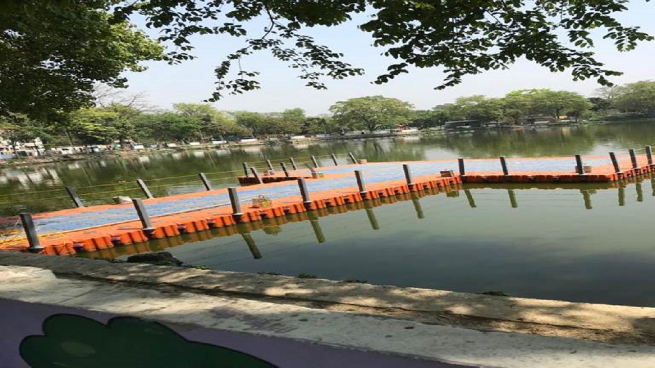 Renovation of Akshar Vihar Lake area